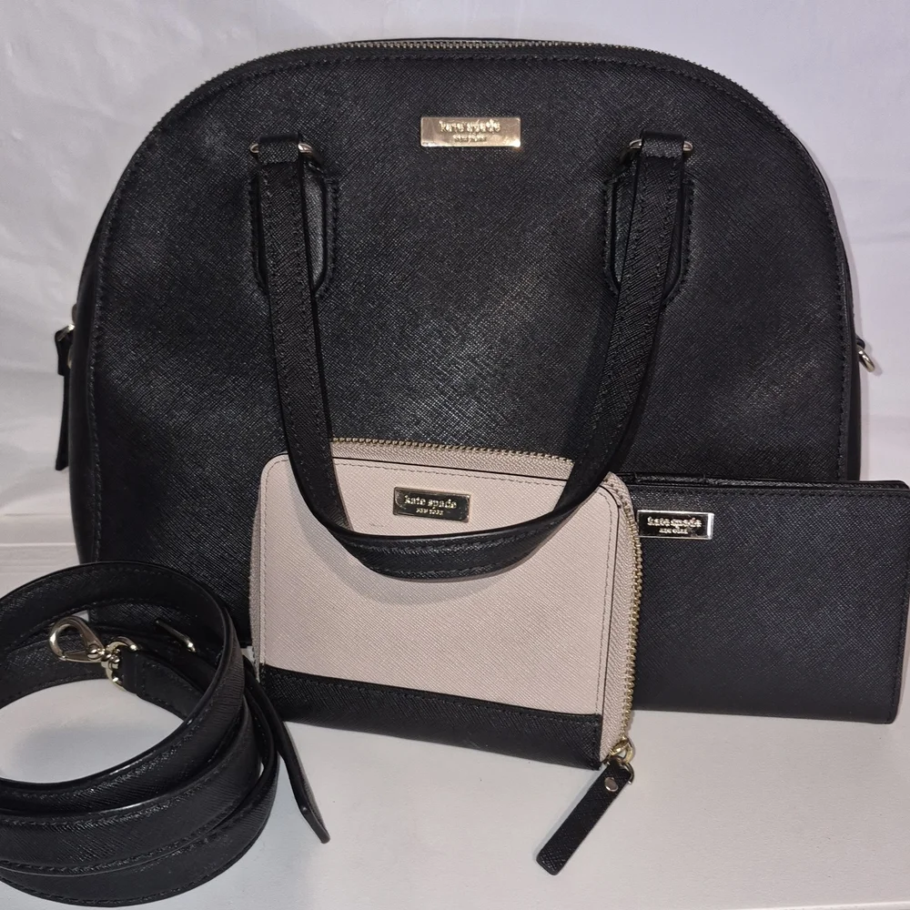 Kate Spade Laurel Way Bag And 2 Wallets Bundle - LIKE NEW!!!